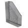 Vertical, mesh, gray paper tray