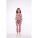 A set of pullover and trousers for girls, height 104 cm, color multicolor