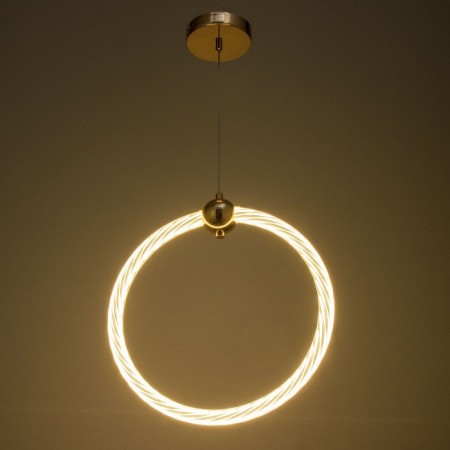 Lamp Bayerlux "Circle" LED 32W gold 34.5x6x37-120 cm-2