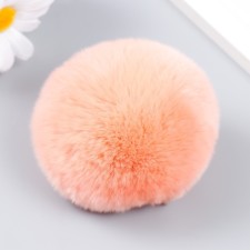 Pompons 7 cm rabbit (peach)