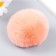 Pompons 7 cm rabbit (peach)