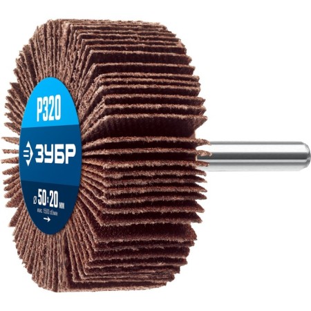 Circle of Lipstand grinding bison 36601-320, P320, D Stilettes = 6 mm, 50 x 20 mm-1