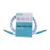 Audio Oxion AUX018, Jack 3.5 mm (M) -Jack 3.5 mm (M), 1m, blue
