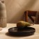 A set of porcelain plates SL Home "Dark", d = 18 cm, black color