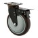Wheel for transp. Tagging tundra tundra, d = 200 mm, on predpart, with stopping, TPR 9917 coating