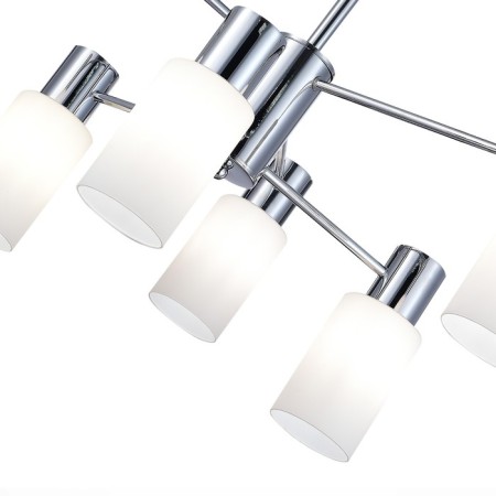 Ceiling EVOLUCE lamp. Sle1139-102-06. Gessi. 6x60 watts, E14, 68x68x48 cm, chromium color-3