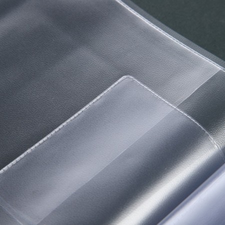 PVC liner (A5) for family documents, 1 set, transparent color-3
