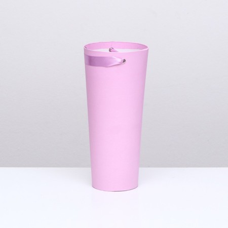 Carrying cone to flowers, light lilac 10 x 14 x 30 cm-3