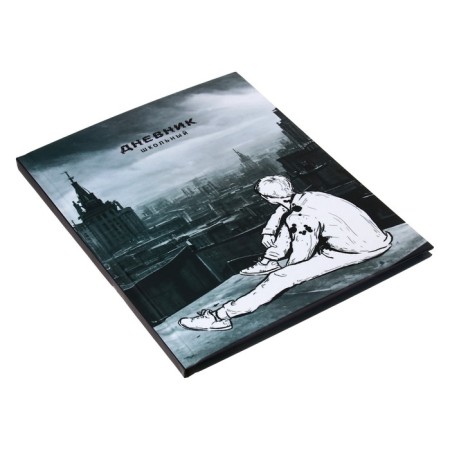 Universal diary for grades 1-11 Perspective, solid cover, selective UV-lame, matte lamination, cheat sheet, 48 sheets-1