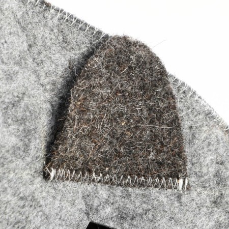 Animal house from the felt "Eared", 40 x 40 x 40 cm-4