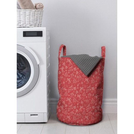 Basket for storing things "Red Fun", size 35x50 cm