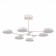 Ceiling EVOLUCE lamp. Sle6003-502-06. Monta. 6x10 watts, LED, 3000K-6000K, 6600 LM, 89x89x32 cm, white color