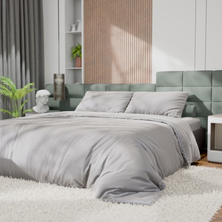 Bedding Ethel 1.5P Tencel 155*210cm, 160*245cm, 50*70cm-2pcs, color light gray