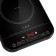 Maunfield Efi301TBK tile, 2000 watts, 1 burner, timer, sensor, black