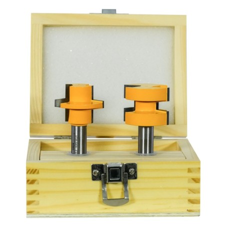 Set of milling pas-ship Encor 10603, wooden box, D = 12 mm, 38.1 x 28.6 mm, 2 pcs.-2