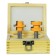 Set of milling pas-ship Encor 10603, wooden box, D = 12 mm, 38.1 x 28.6 mm, 2 pcs.