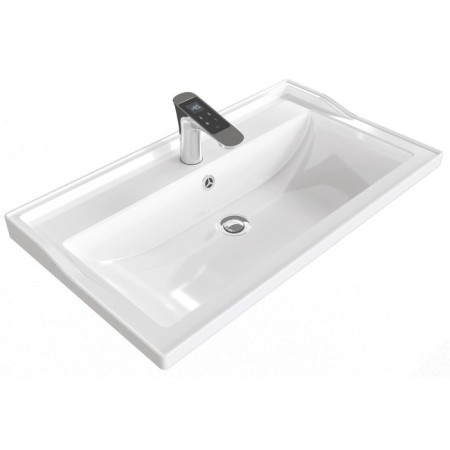 Uperwood Family shell, half -around, 100 cm, rectangular, white-4