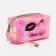 Lightning cosmetic bag, bright pink color