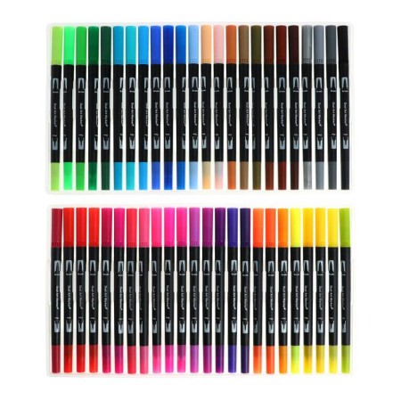 A set of professional markers, 48 ​​pieces/48 colors, bilateral-1
