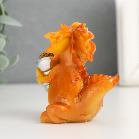 Souvenir Polystone "Golden Dragonich with Gold" MIX 6.5x4x6.5 cm-4