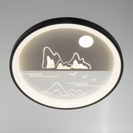 Luer with DPD "mountains" LED 160W dark blue-white 48.5x48.5x6.5 cm Bayerlux