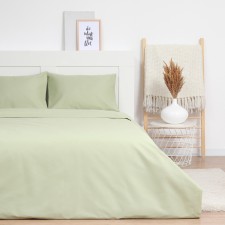 Lovelife Lovelife Lowel 1,5P Young Grass 143x215cm, 150x225cm, 50x70cm-2pcs, 100%cotton, satin, 125g/m²