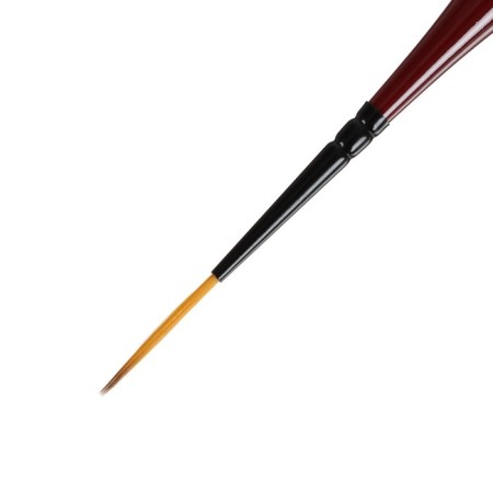 Brush Liner Sybloff S10arb No.0, long pile, short handle is varnished, red-2
