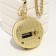 The clock is pocket, musical "Cosmos", quartz, d dial-5.9cm, chain L-36.5cm, gold