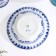 Plate - bowl, half -support, 17 × 17 × 5 cm, 0.5 l, gzhel