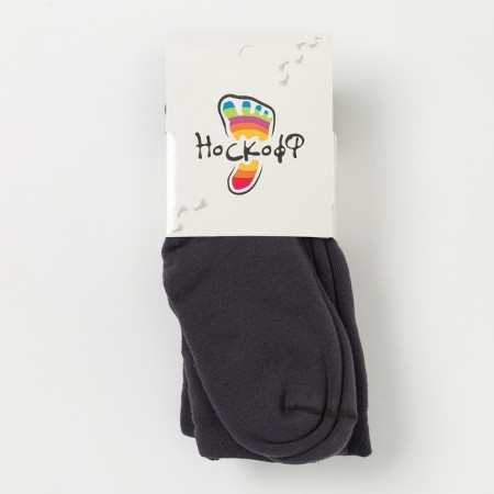 Pantyhose baby terry, dark gray color, height 134-140 cm-3