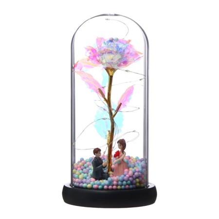 Nightlight "Fighting couple" LED from batteries 3haaa 11x11x22 cm Risalux-7