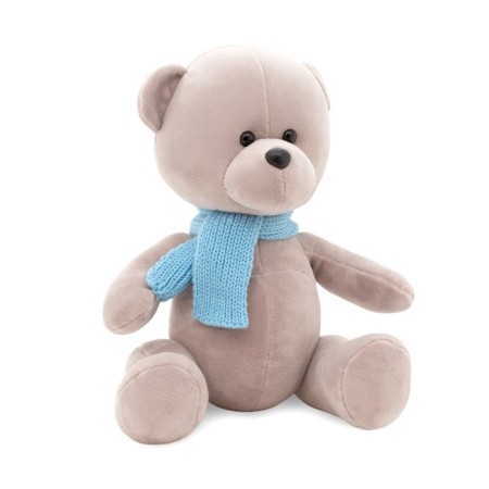 Soft toy "Bear Toptyzhkin gray: in a scarf", 25 cm