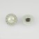 A button on the leg, with pearls, d = 15 mm, silver color