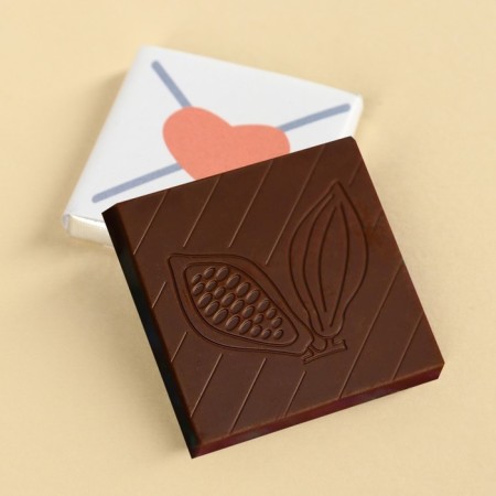 Chocolate on the card "I love you", 5 g.-1
