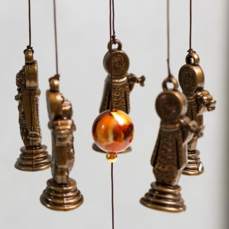 Wind Music Metal "Goddess" 5 bells 58 cm-3