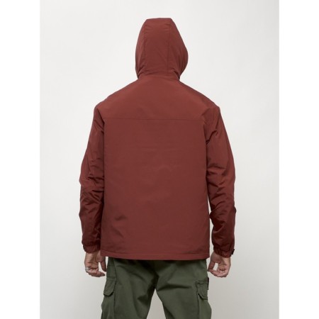 Male spring jacket, size 50, burgundy color-3