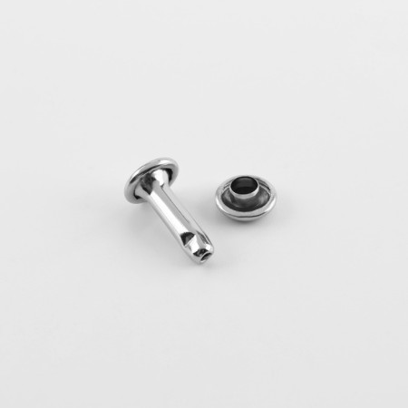 Holnite-boner, bilateral, d = 6 × 10 mm, silver color, price for 1 piece-2