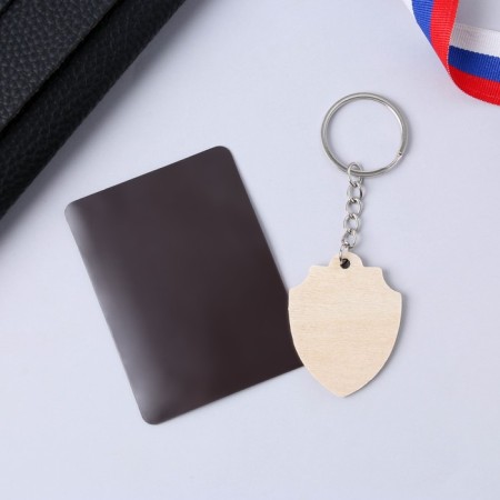 Magnet and keychain "Tricolor", set 2 items-3