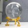 Souvenir glass "Little Prince" d = 6 cm openwork stand 8.5x6x6 cm