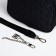 Women's textile bag nk, 19x14x6 cm, black