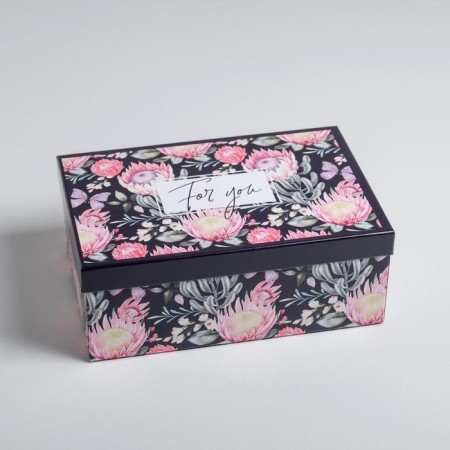 Set of boxes 5 in 1, gift packaging, “flower”, 22 x 14 x 8.5 - 32.5 x 20 x 12.5 cm-4