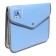 The A5+, 600 μm button, Erichkrause "Matt Pastel Bloom", with extension, opaque, with textile insert, mix
