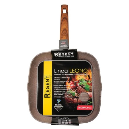 Frown-Grille Regent Inox Legno, size 28x28x4.3 cm-1