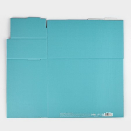 Gift folding box, packaging, “blue”, 31.2 x 25.6 x 16.1 cm-7