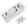Sakura SA-8525, electronic, alarm clock, 3HAAA, white