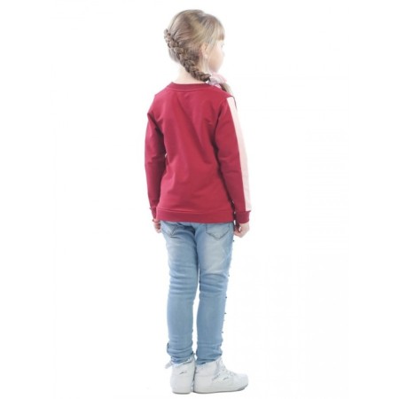 Svitshot children, height 98 cm, burgundy color-4