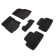 Pile rug for Nissan Qashqai II (Russian), 2016-, black