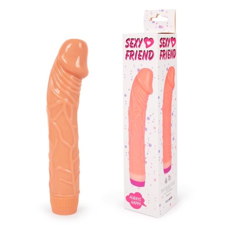 Sexy Friend vibrator, realistic, built -in vibrator, 22.5 x 4.3 cm, PVC, bodily-1