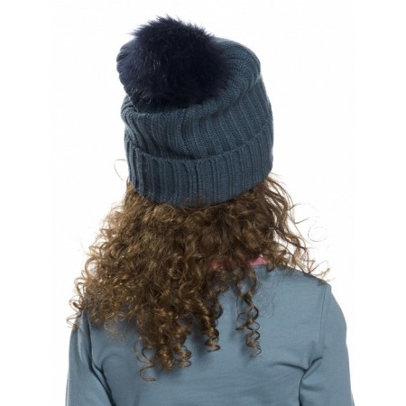 Hat for girls, size 48-50, blue color-1