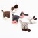 Soft toy for dogs "Funny Dvor", 27 x 8 cm, mix of flowers